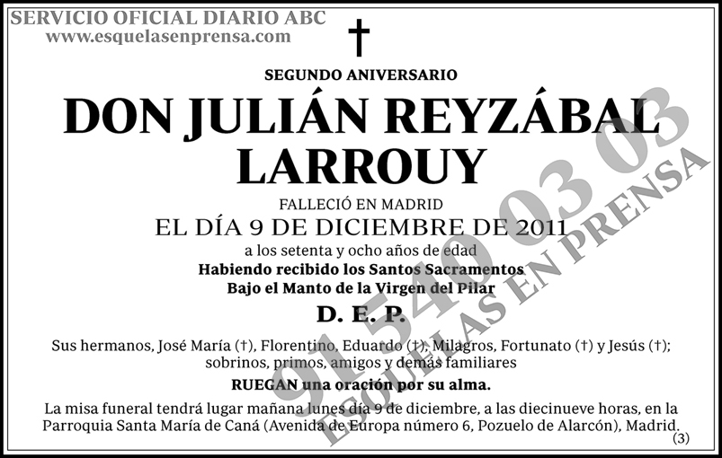Julián Reyzábal Larrouy